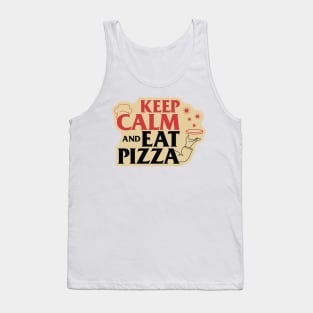 Keep Calm and Eat Pizza Tank Top